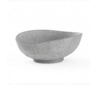 Салатник GALAXY  26х22см , GREY GRANITE цвет Серый Мрамор