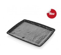Блюдо из Меламина прямоугольное 1/2 L 32,5 см  16,5 см , черное 