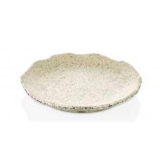 Блюдо Norma  20х2.8 см "WHITE GRANITE"